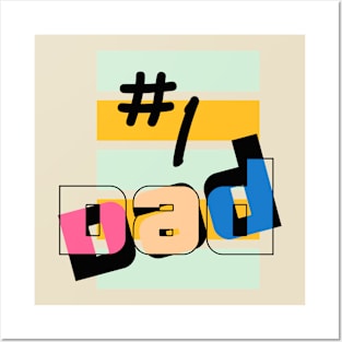 #1 its Dad // Funny gift // Funnytee Posters and Art